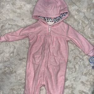 Carter’s Fleece Jumper with Hood NWT